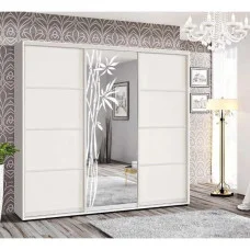 Sliding wardrobe 2.1 m "From 4 parts" three doors with mirror